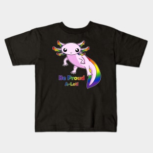 LGBTQ Axolotl Pride Kids T-Shirt